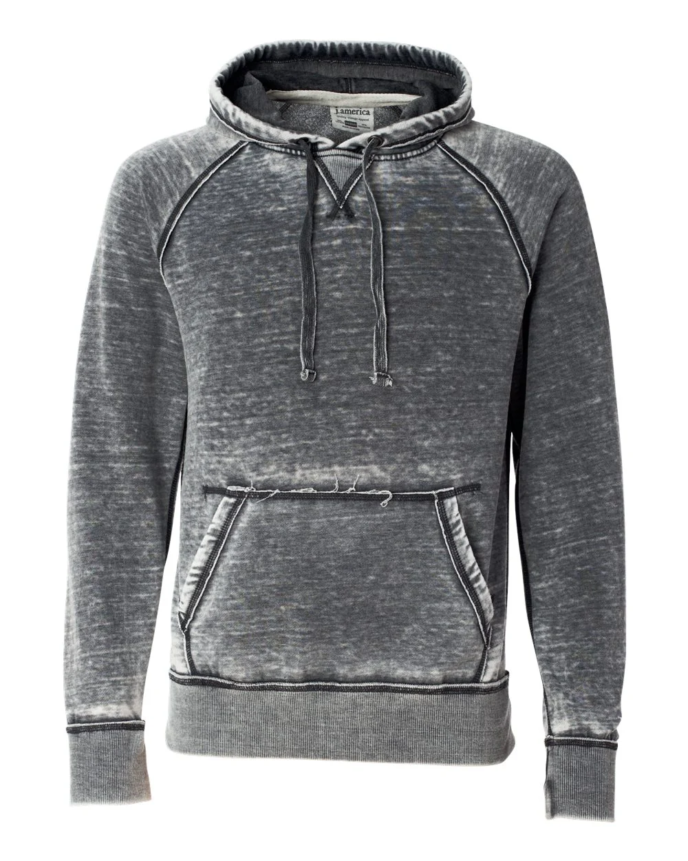 J. America-8915-Vintage Zen Fleece Hooded Sweatshirt - Image 14