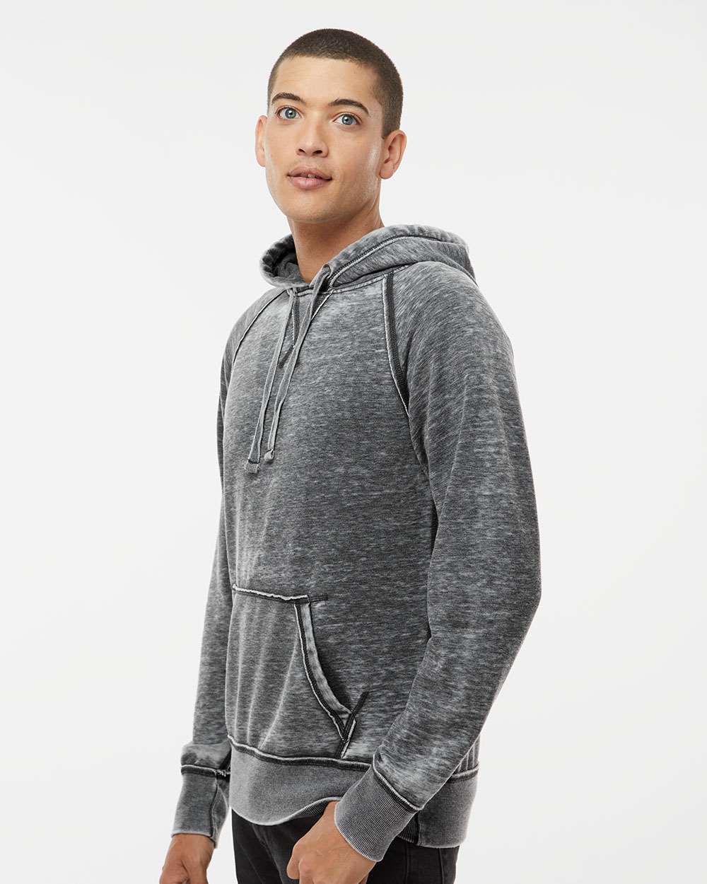 J. America-8915-Vintage Zen Fleece Hooded Sweatshirt - Image 18