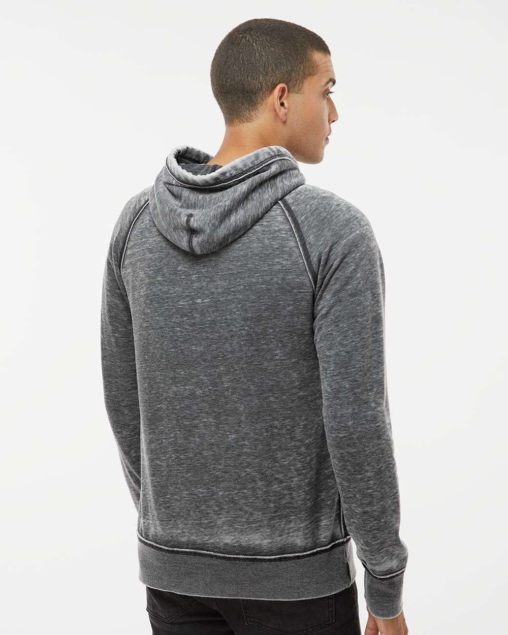 J. America-8915-Vintage Zen Fleece Hooded Sweatshirt - Image 19
