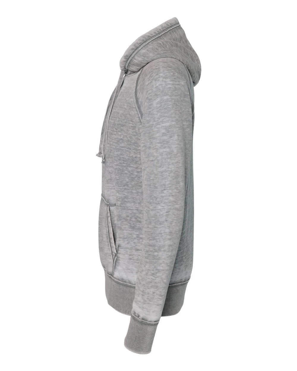 J. America-8915-Vintage Zen Fleece Hooded Sweatshirt - Image 3