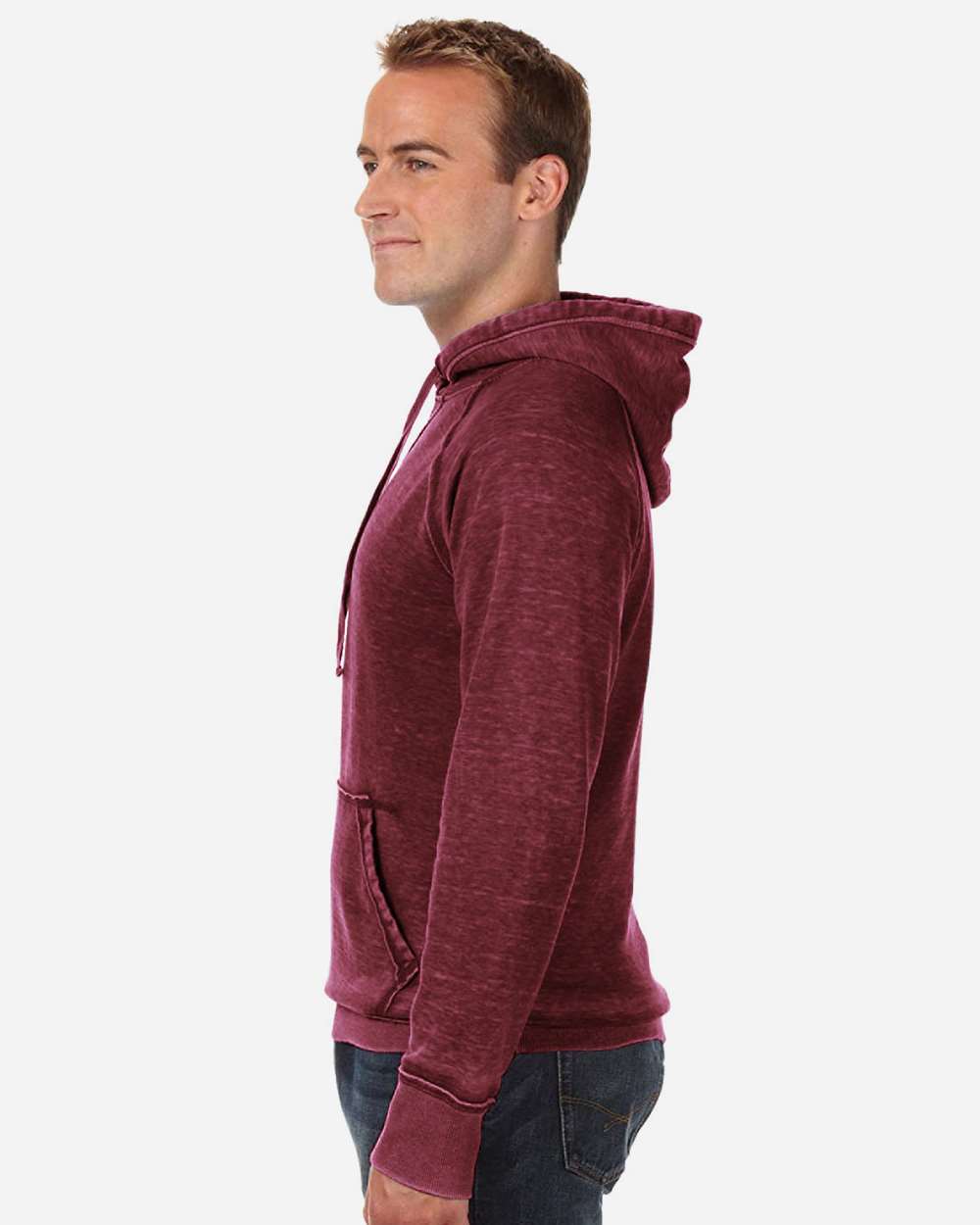 J. America-8915-Vintage Zen Fleece Hooded Sweatshirt - Image 34
