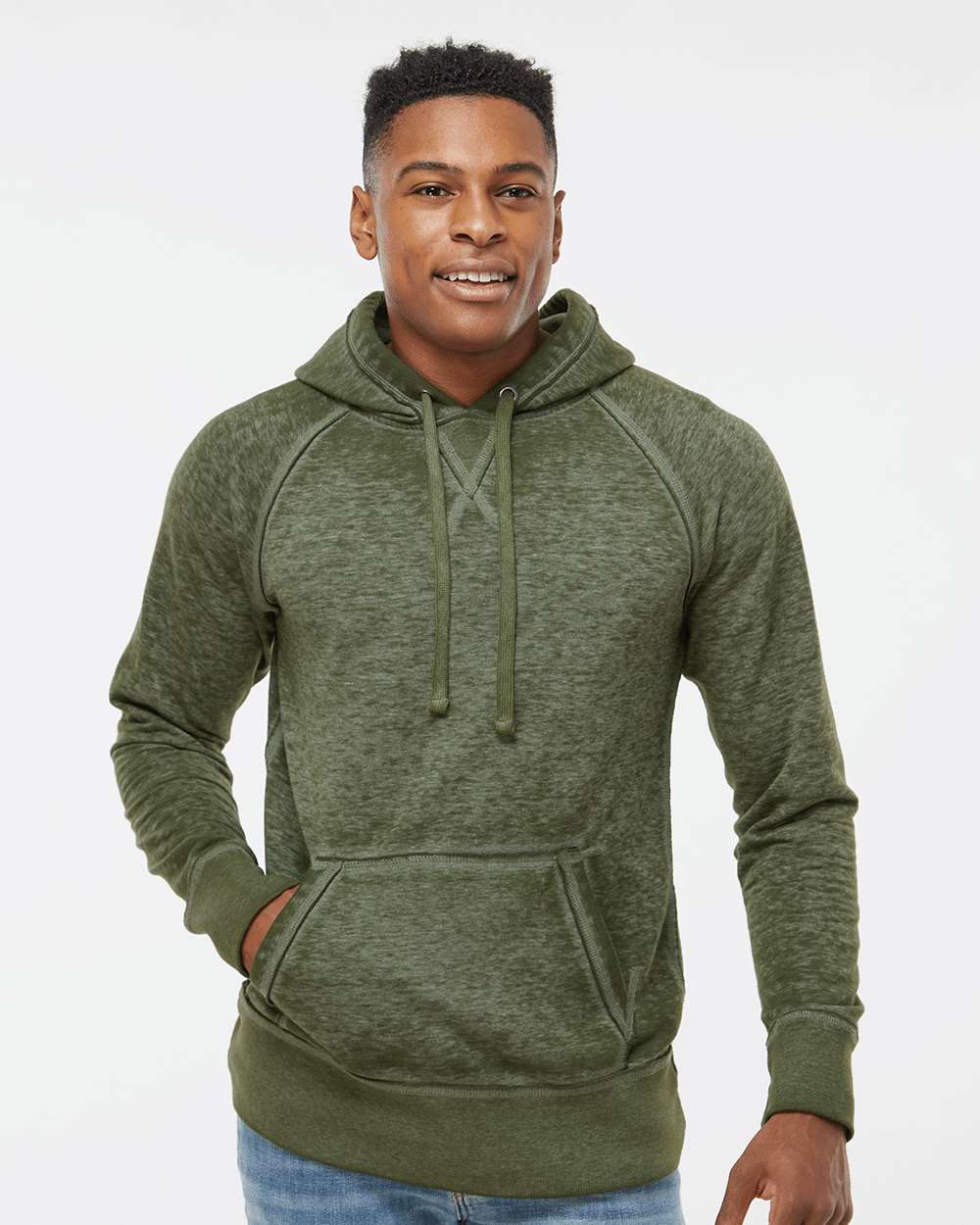 J. America-8915-Vintage Zen Fleece Hooded Sweatshirt - Image 39