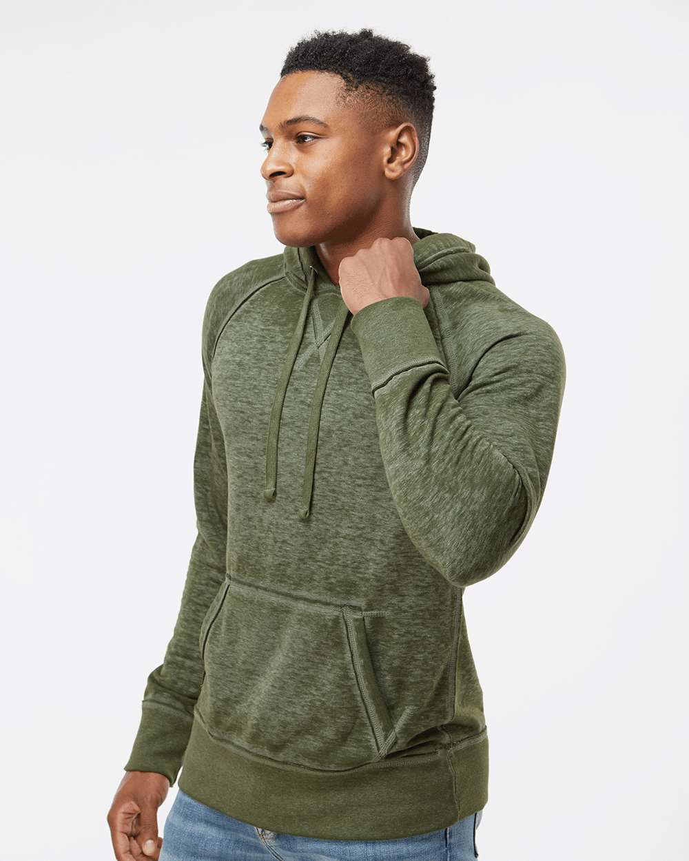 J. America-8915-Vintage Zen Fleece Hooded Sweatshirt - Image 40
