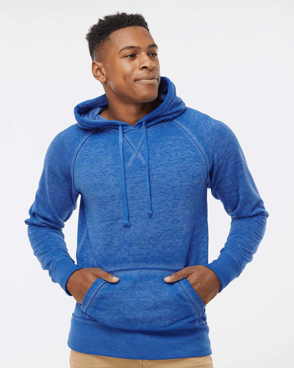 J. America-8915-Vintage Zen Fleece Hooded Sweatshirt - Image 45