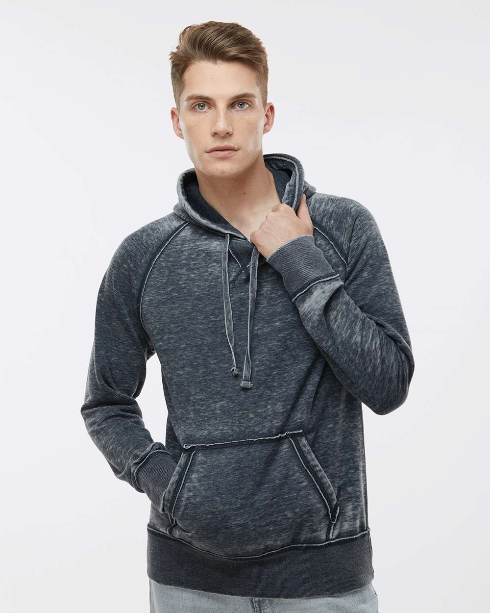 J. America-8915-Vintage Zen Fleece Hooded Sweatshirt - Image 51