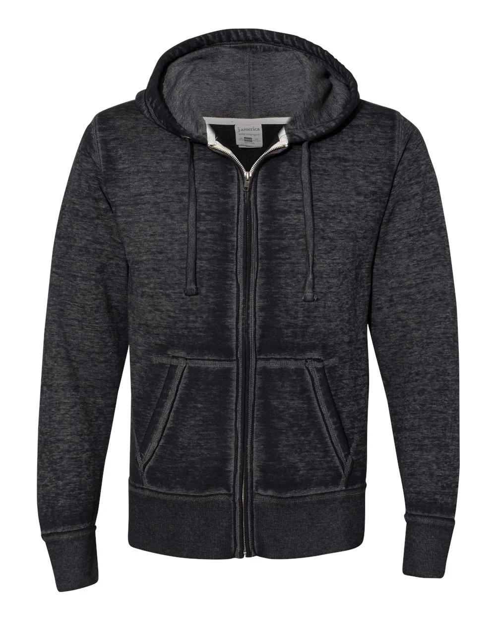 J. America-8916-Vintage Zen Fleece Full-Zip Hooded Sweatshirt - Image 14