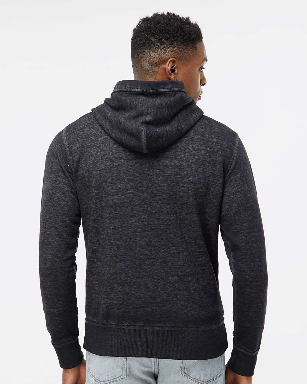 J. America-8916-Vintage Zen Fleece Full-Zip Hooded Sweatshirt - Image 19