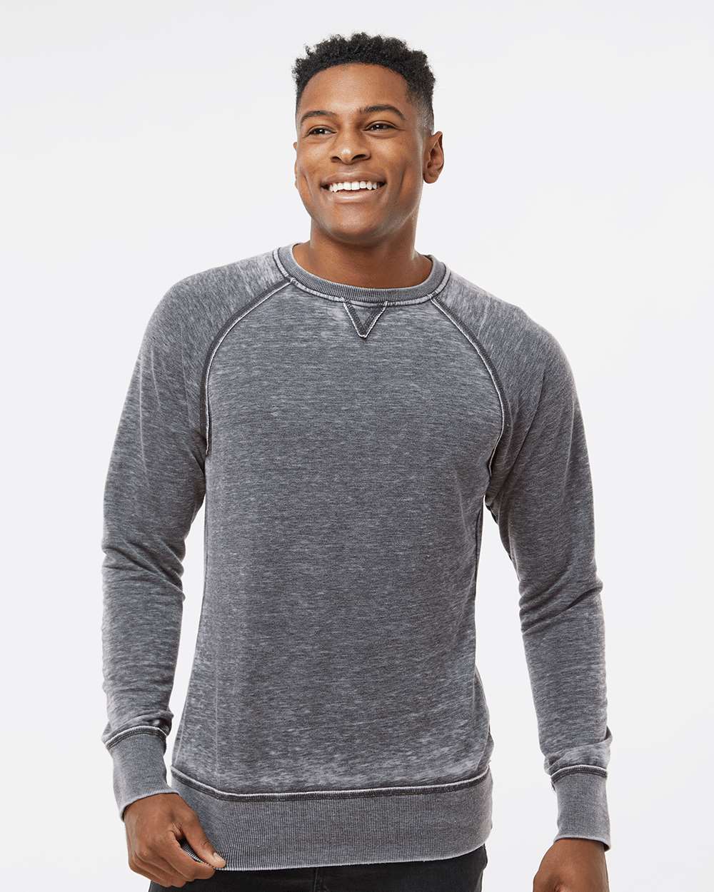 J. America-8920-Vintage Zen Fleece Crewneck Sweatshirt - Image 11