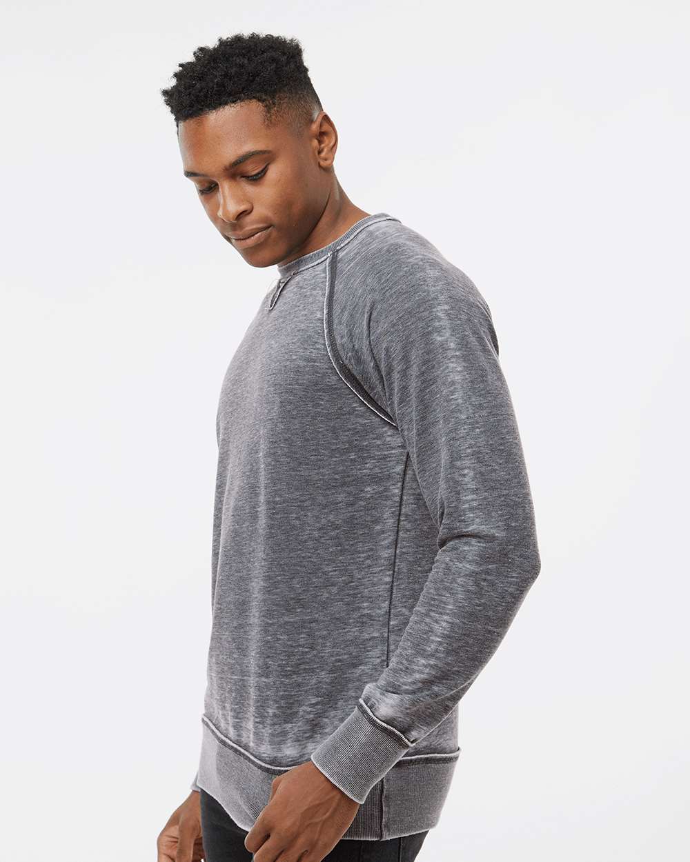 J. America-8920-Vintage Zen Fleece Crewneck Sweatshirt - Image 12