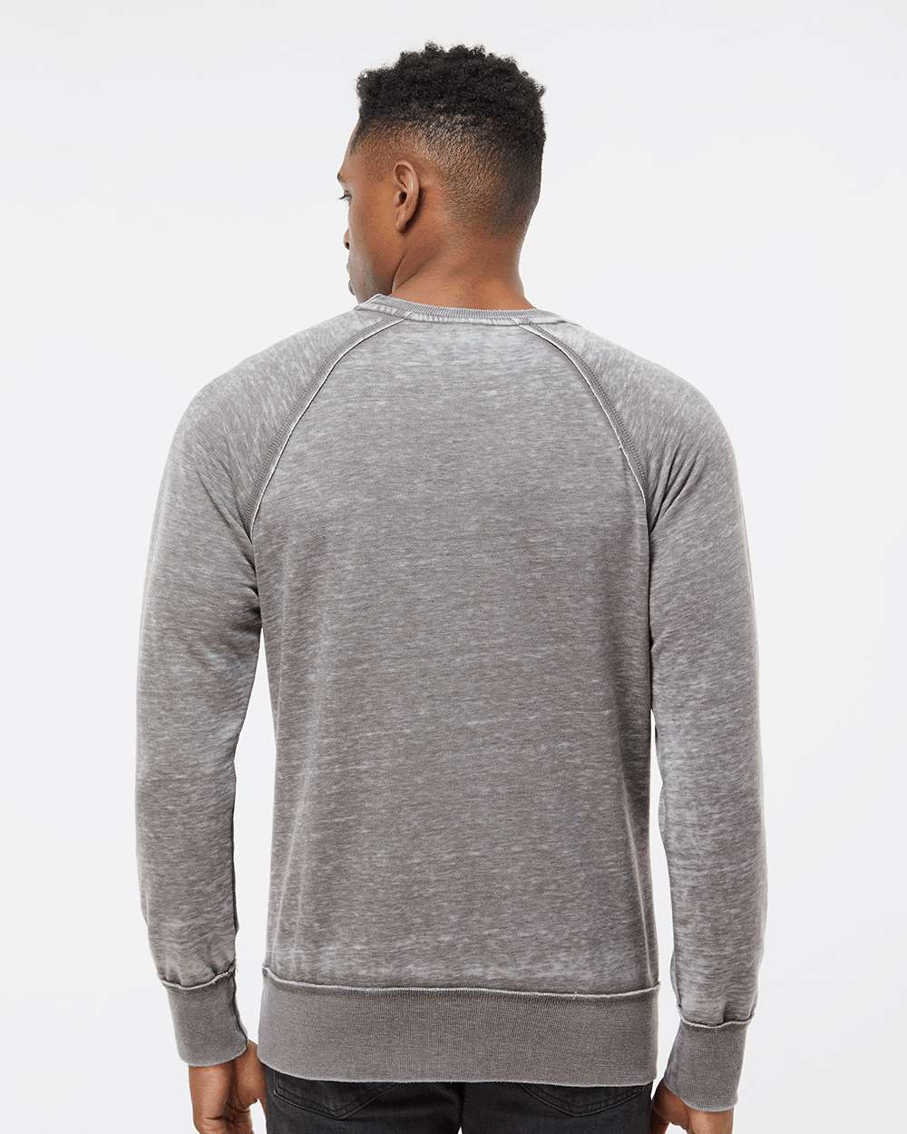 J. America-8920-Vintage Zen Fleece Crewneck Sweatshirt - Image 6