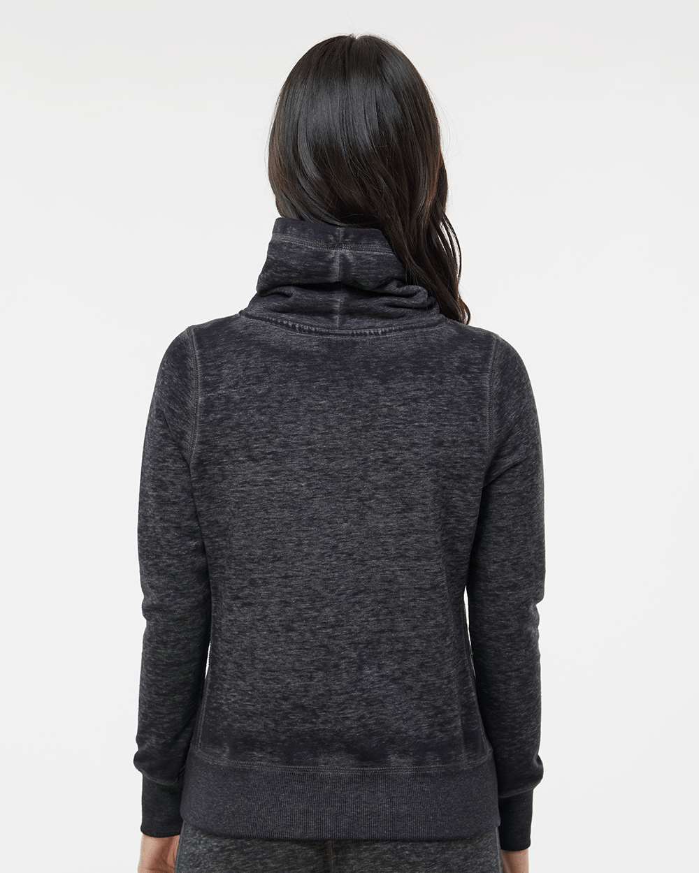 J. America-8930-Women’s Zen Fleece Cowl Neck Sweatshirt - Image 13