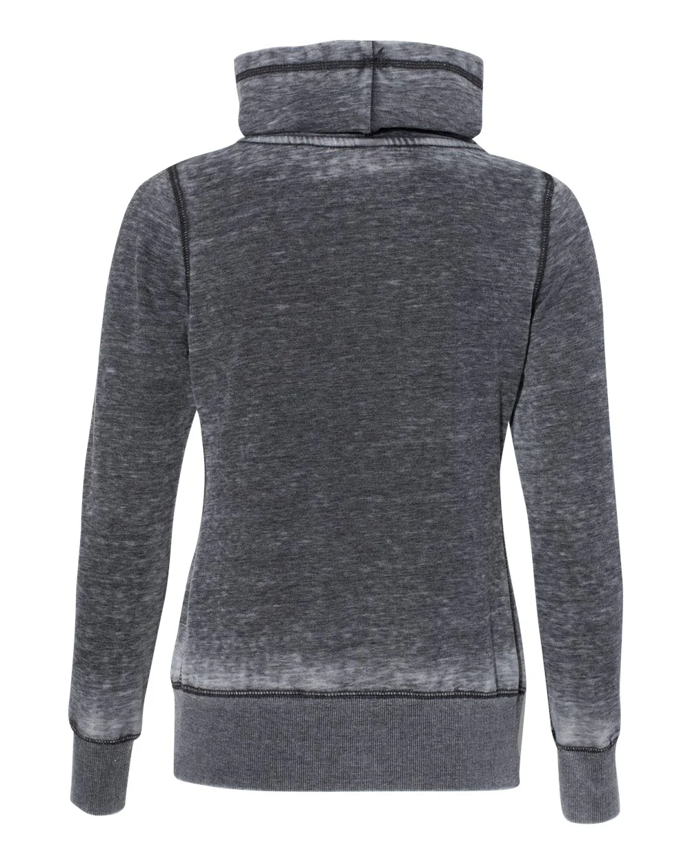 J. America-8930-Women’s Zen Fleece Cowl Neck Sweatshirt - Image 3
