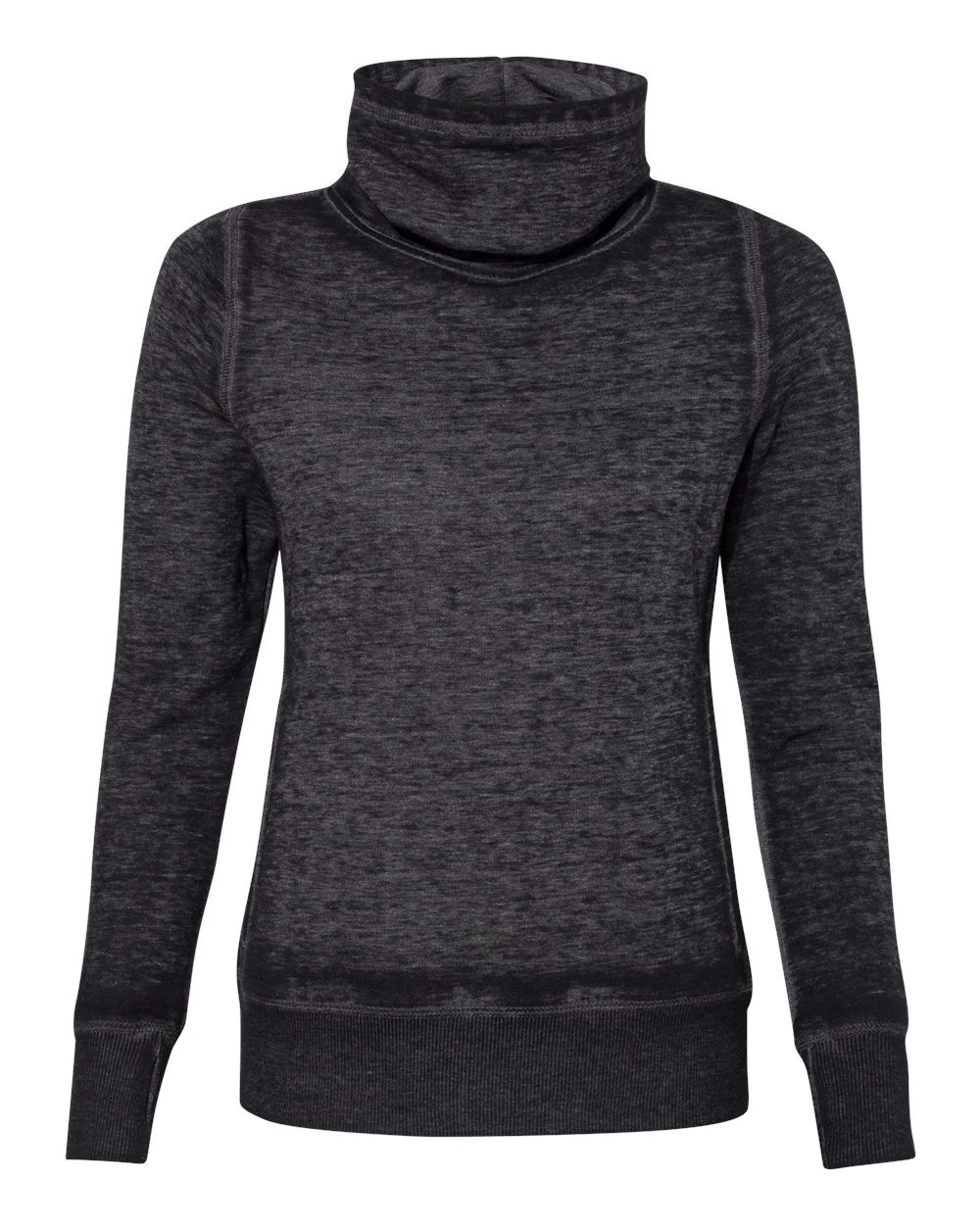 J. America-8930-Women’s Zen Fleece Cowl Neck Sweatshirt - Image 8