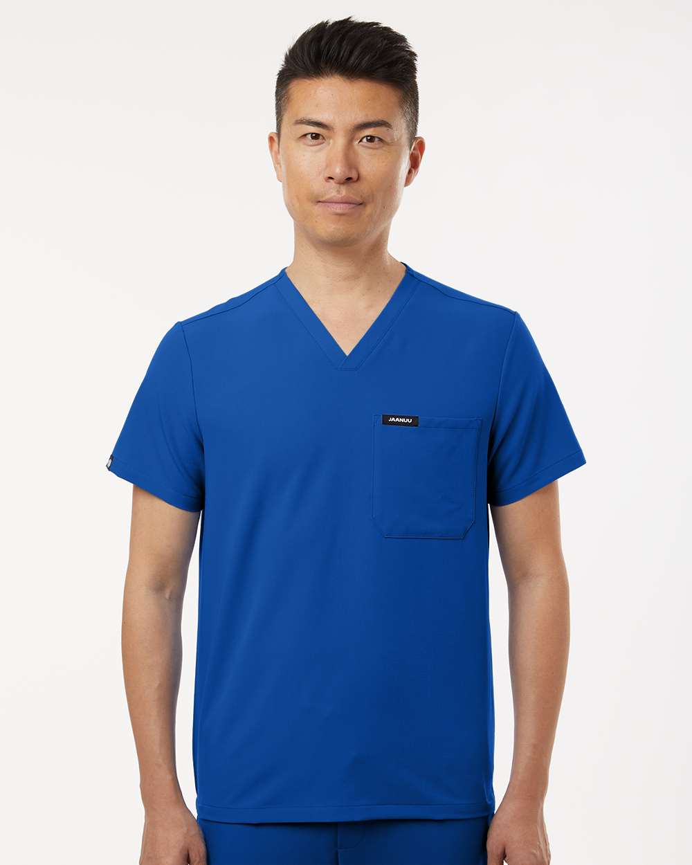 Jaanuu-M10001-Holmes Everyday 1-Pocket Scrub V-Neck Top - Image 29