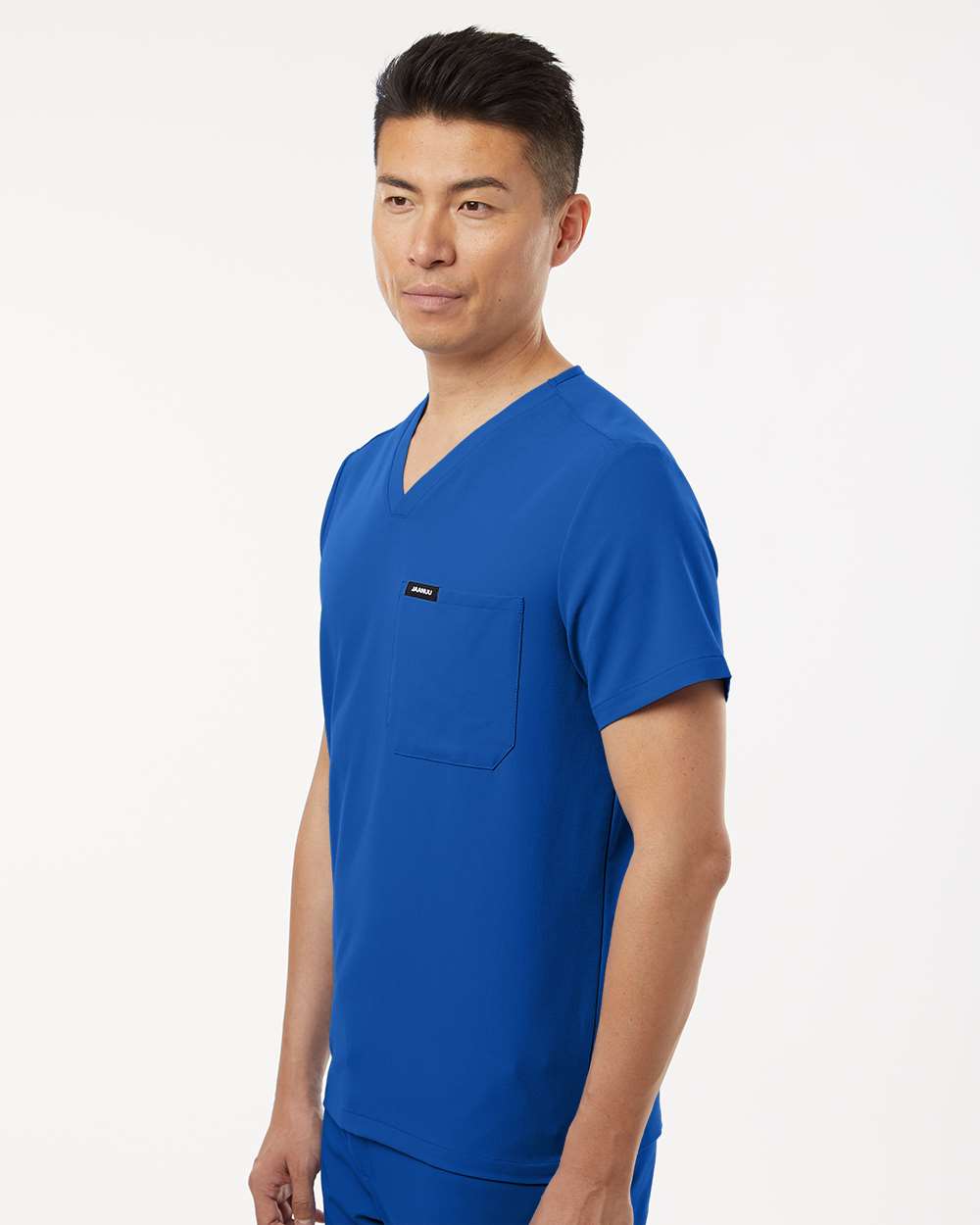 Jaanuu-M10001-Holmes Everyday 1-Pocket Scrub V-Neck Top - Image 30