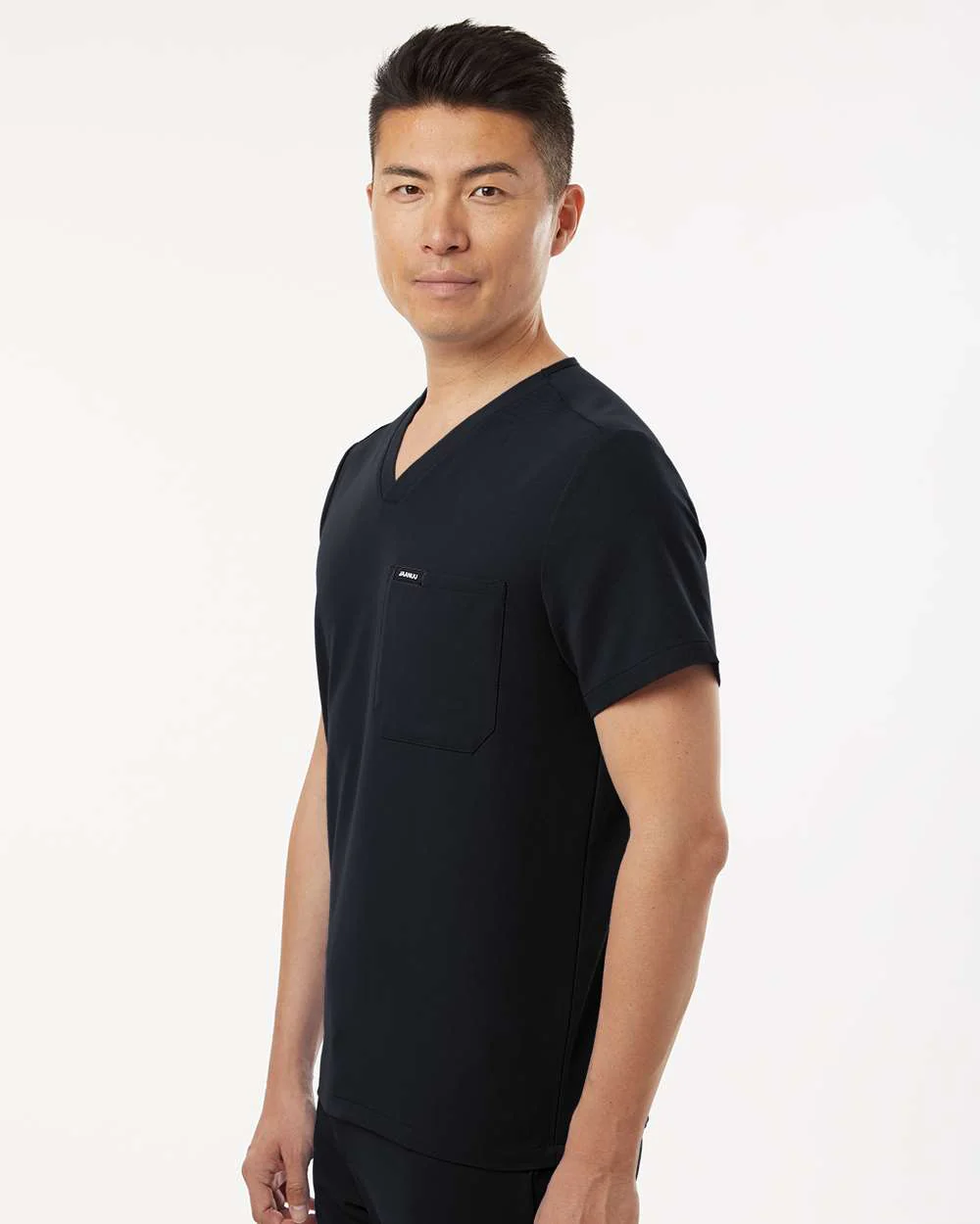 Jaanuu-M10001-Holmes Everyday 1-Pocket Scrub V-Neck Top - Image 5