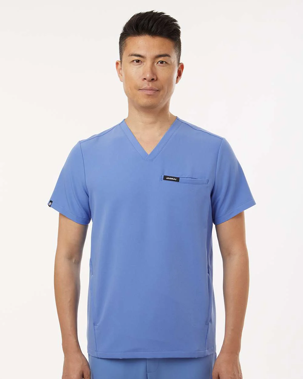 Jaanuu-M10002-Platt 3-Pocket Scrub V-Neck Top - Image 17