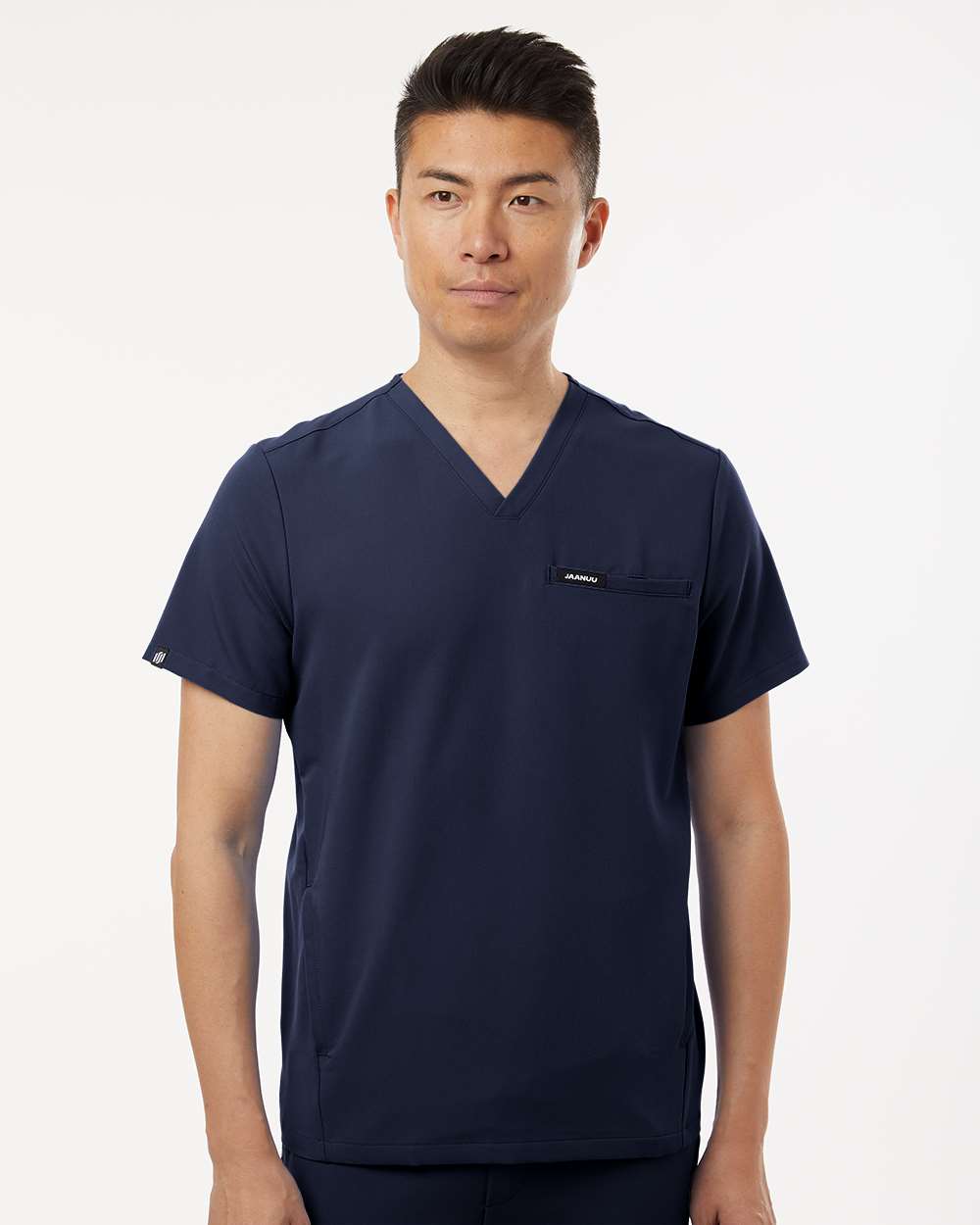 Jaanuu-M10002-Platt 3-Pocket Scrub V-Neck Top - Image 23