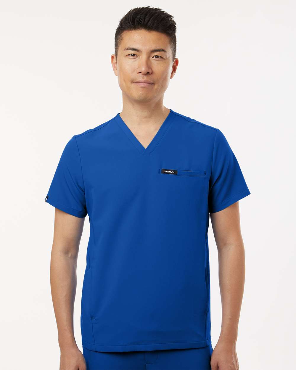 Jaanuu-M10002-Platt 3-Pocket Scrub V-Neck Top - Image 29