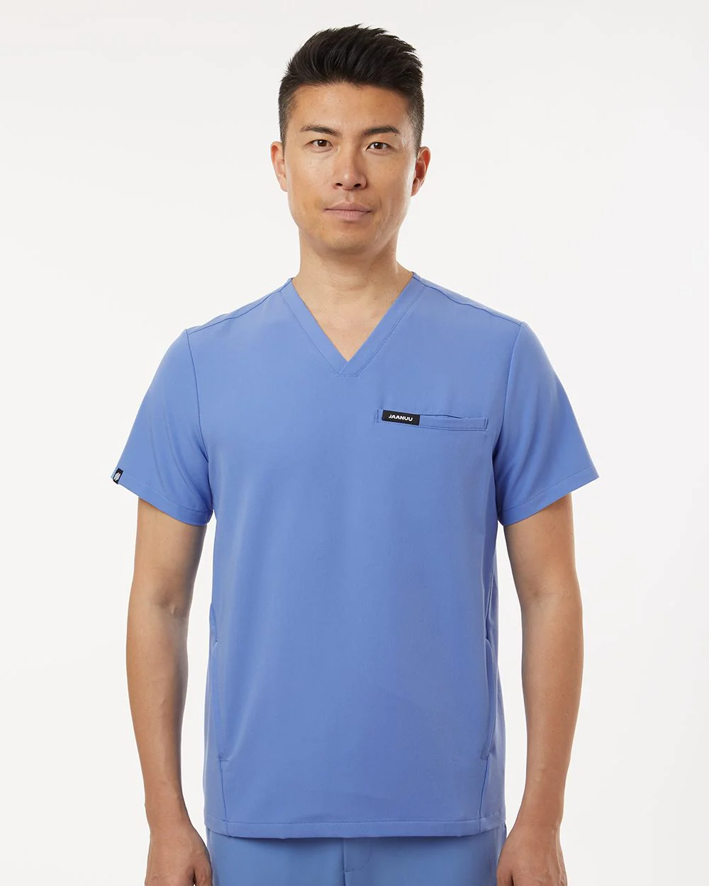 Jaanuu-M10002-Platt 3-Pocket Scrub V-Neck Top - Image 7