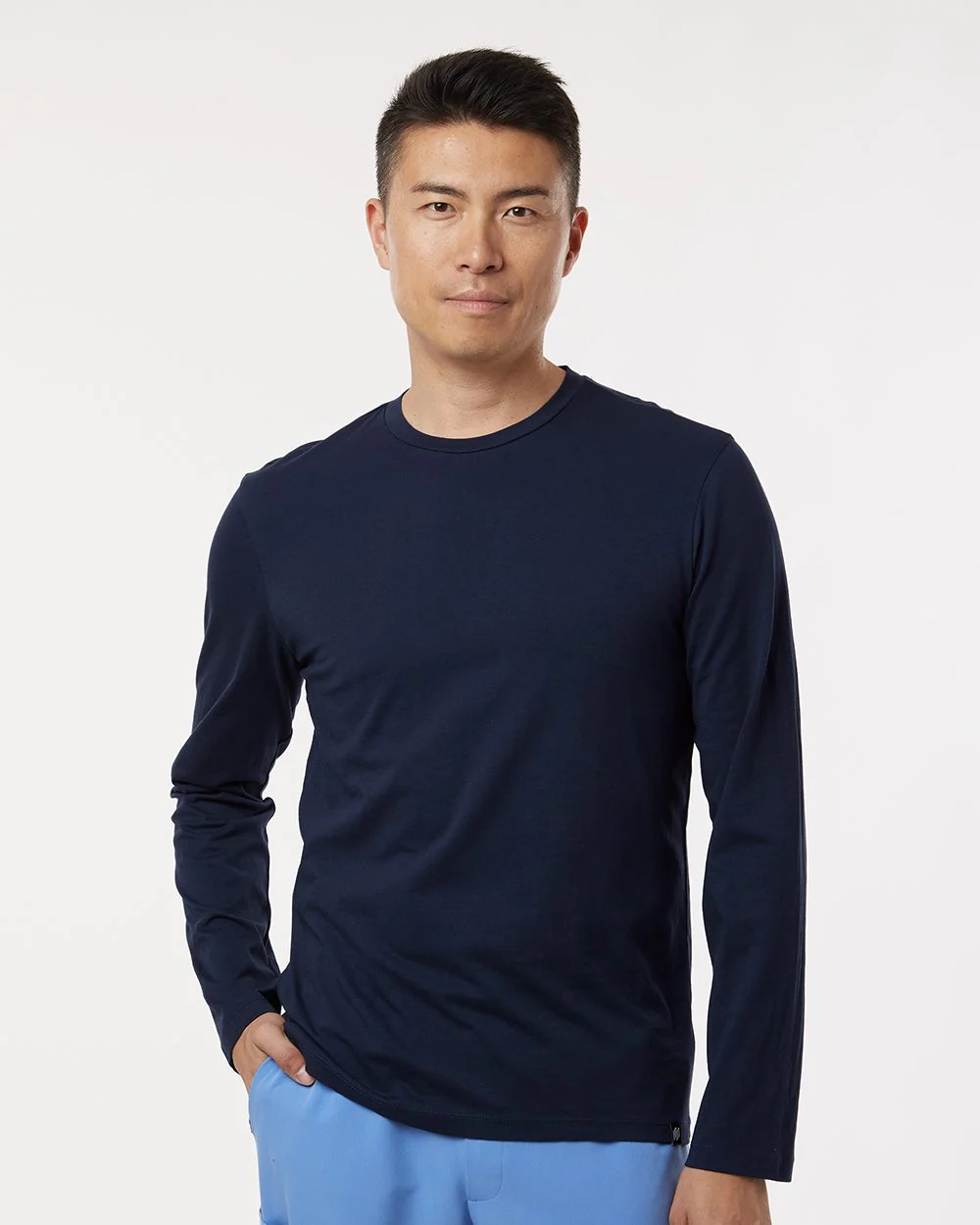 Jaanuu-M30002U-RegenX Cotton Underscrub Long Sleeve T-Shirt - Image 7