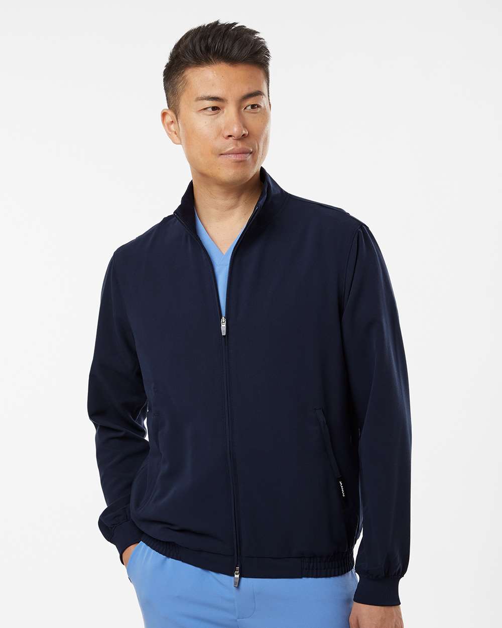 Jaanuu-M60001-Wolfe Everyday Full-Zip 6-Pocket Scrub Jacket - Image 11