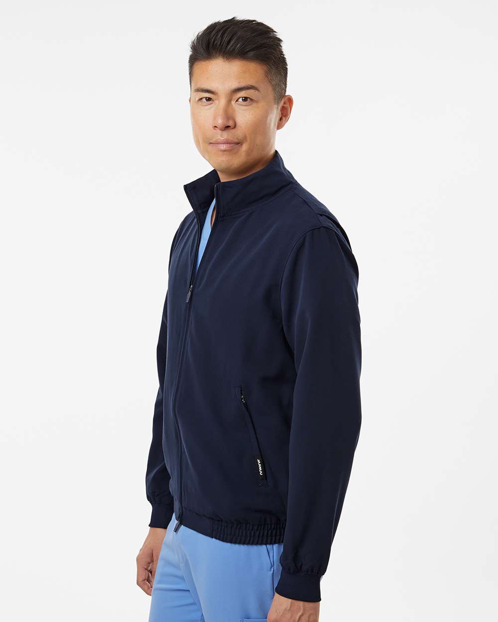 Jaanuu-M60001-Wolfe Everyday Full-Zip 6-Pocket Scrub Jacket - Image 12