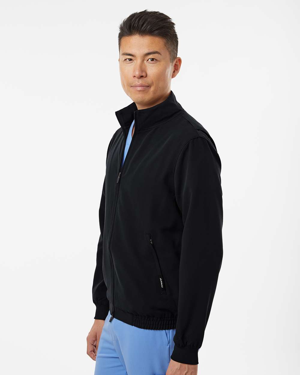 Jaanuu-M60001-Wolfe Everyday Full-Zip 6-Pocket Scrub Jacket - Image 5