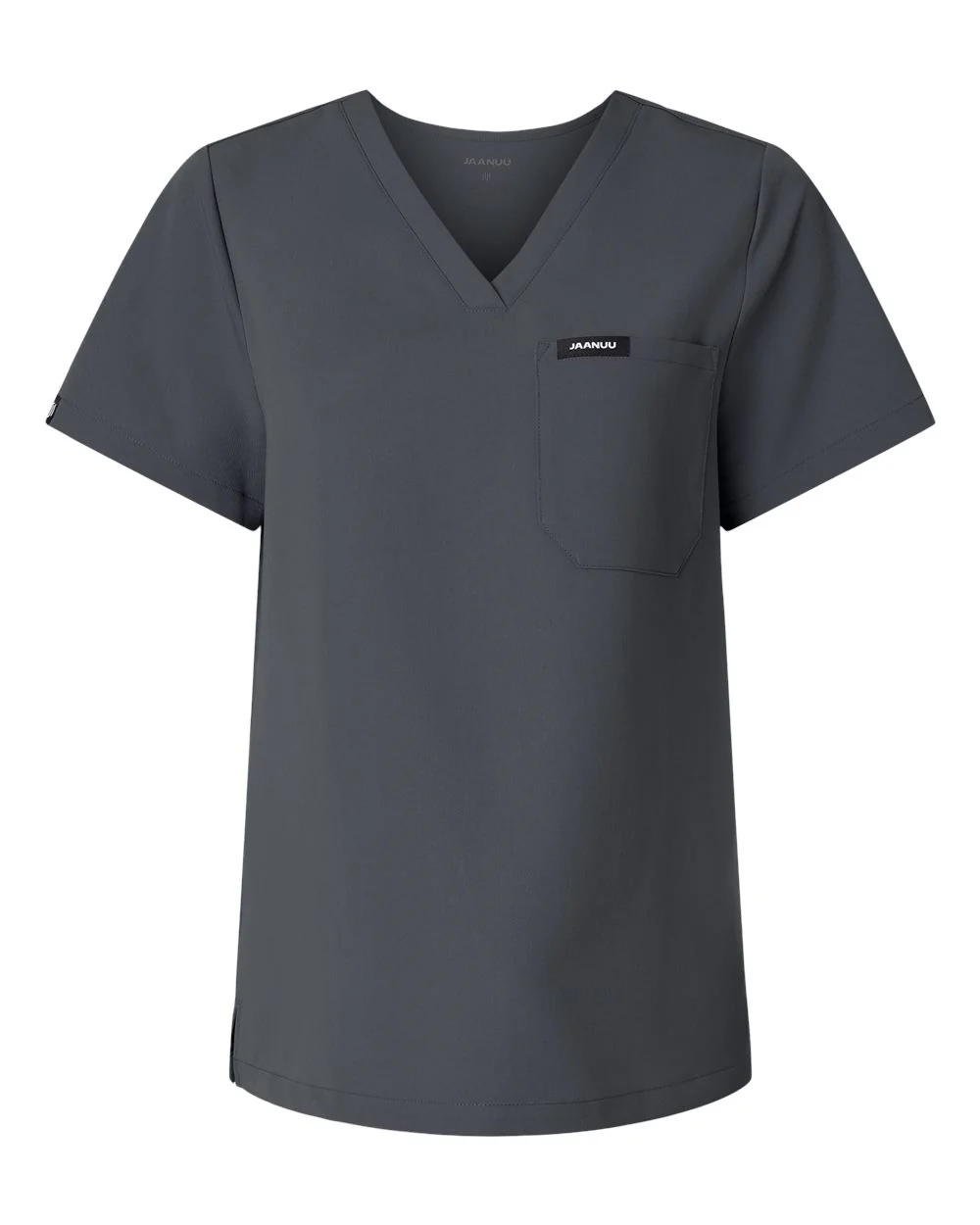 Jaanuu-W10001-Women's Rhena Essential 1-Pocket Scrub V-Neck Top - Image 14