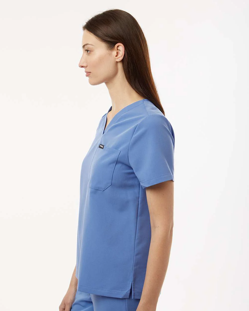 Jaanuu-W10001-Women's Rhena Essential 1-Pocket Scrub V-Neck Top - Image 24