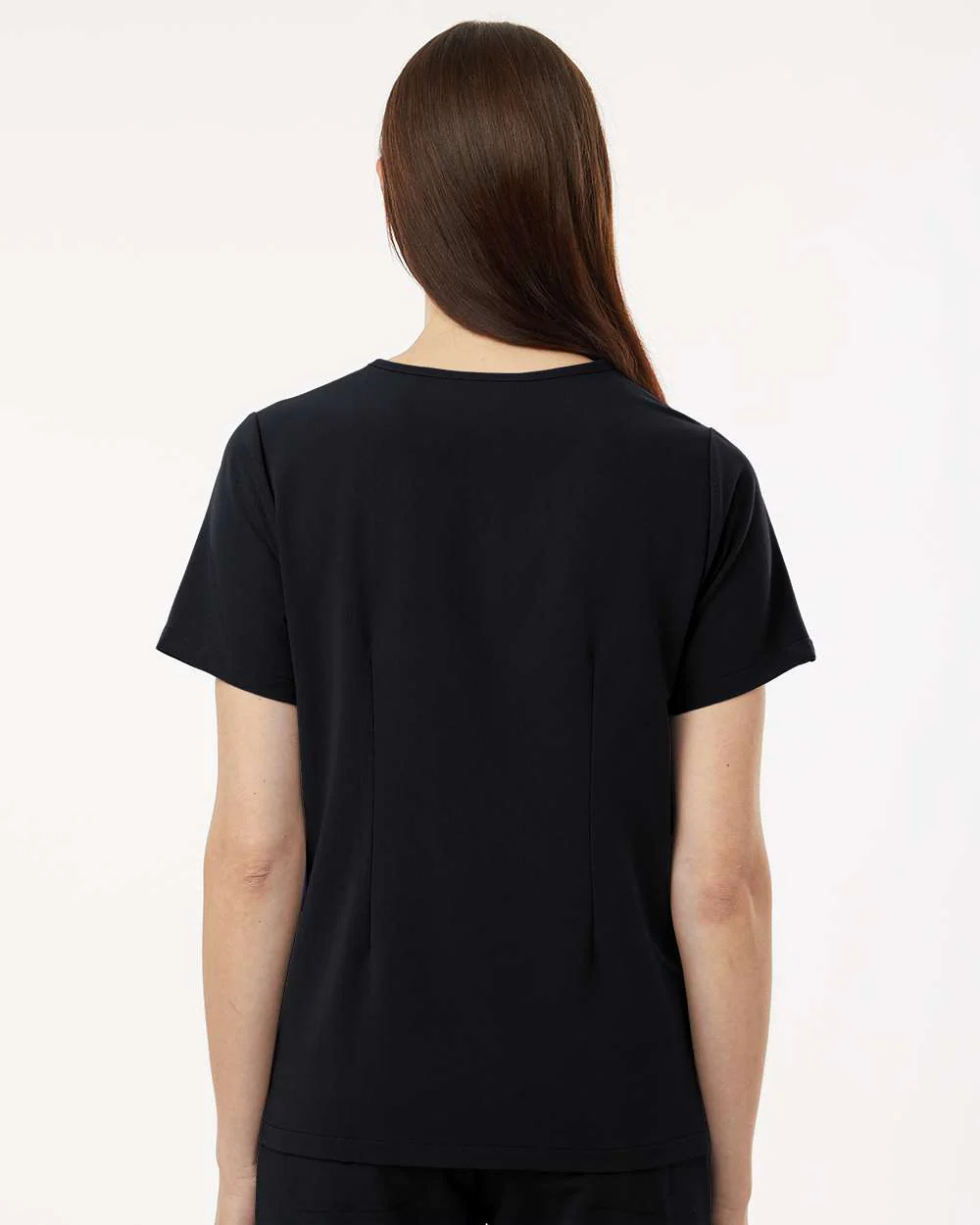 Jaanuu-W10001-Women's Rhena Essential 1-Pocket Scrub V-Neck Top - Image 6
