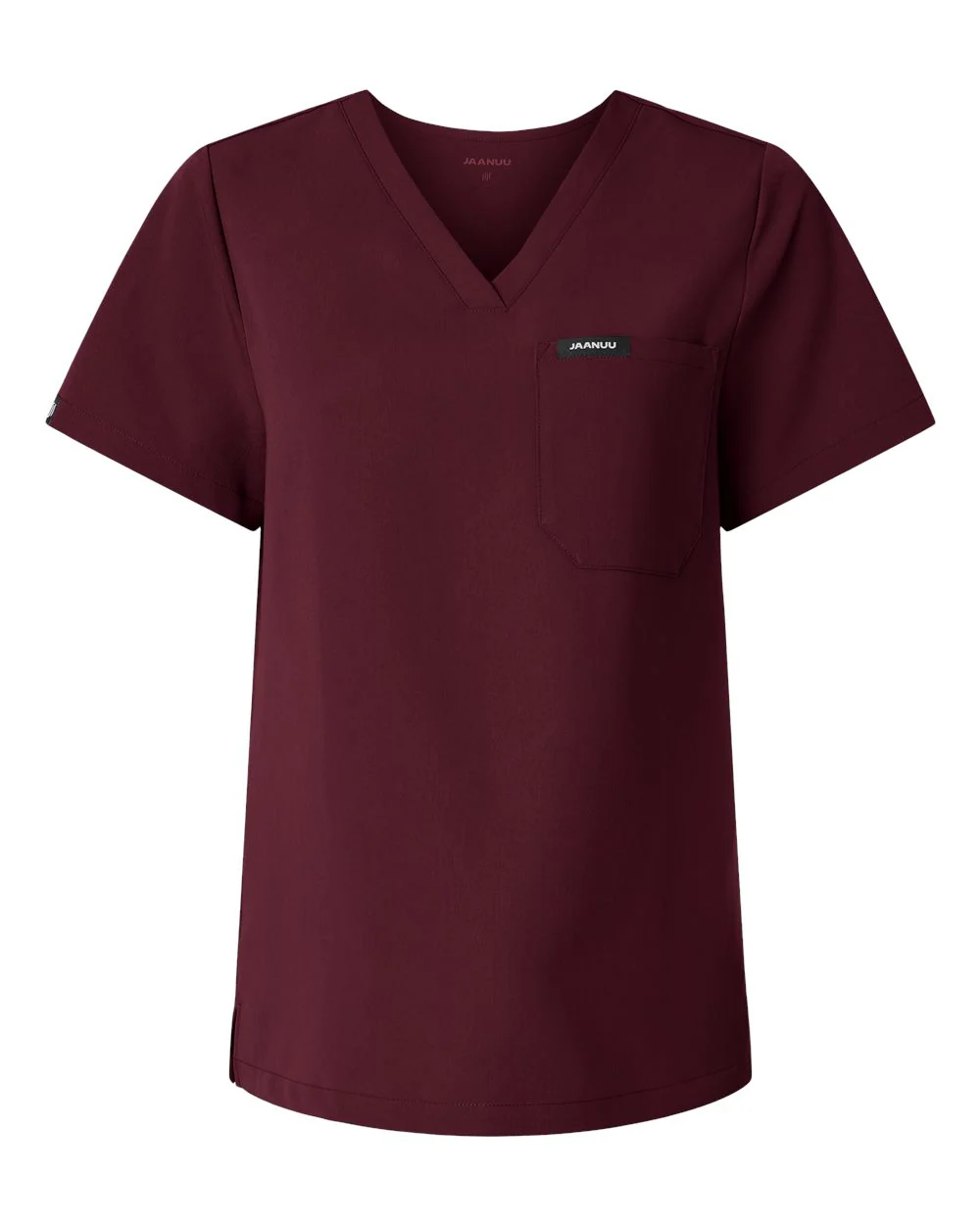 Jaanuu-W10001-Women's Rhena Essential 1-Pocket Scrub V-Neck Top - Image 8