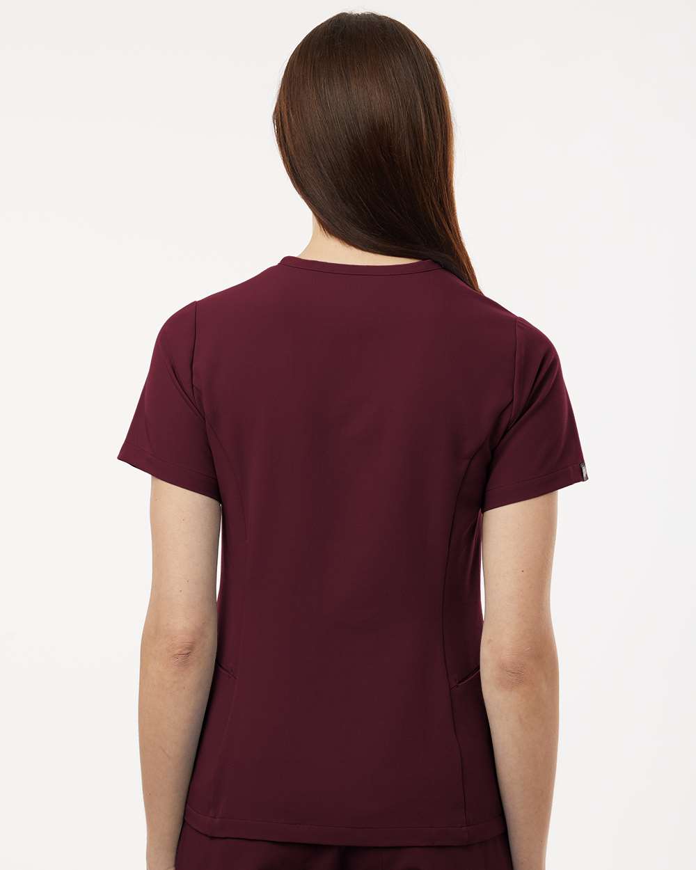 Jaanuu-W10003-Women's Calix Fit & Flare Scrub V-Neck Top - Image 13