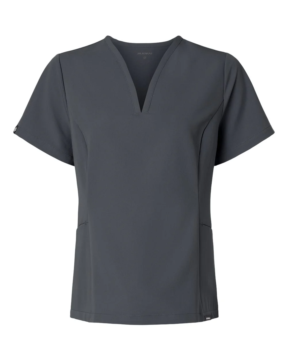 Jaanuu-W10003-Women's Calix Fit & Flare Scrub V-Neck Top - Image 14