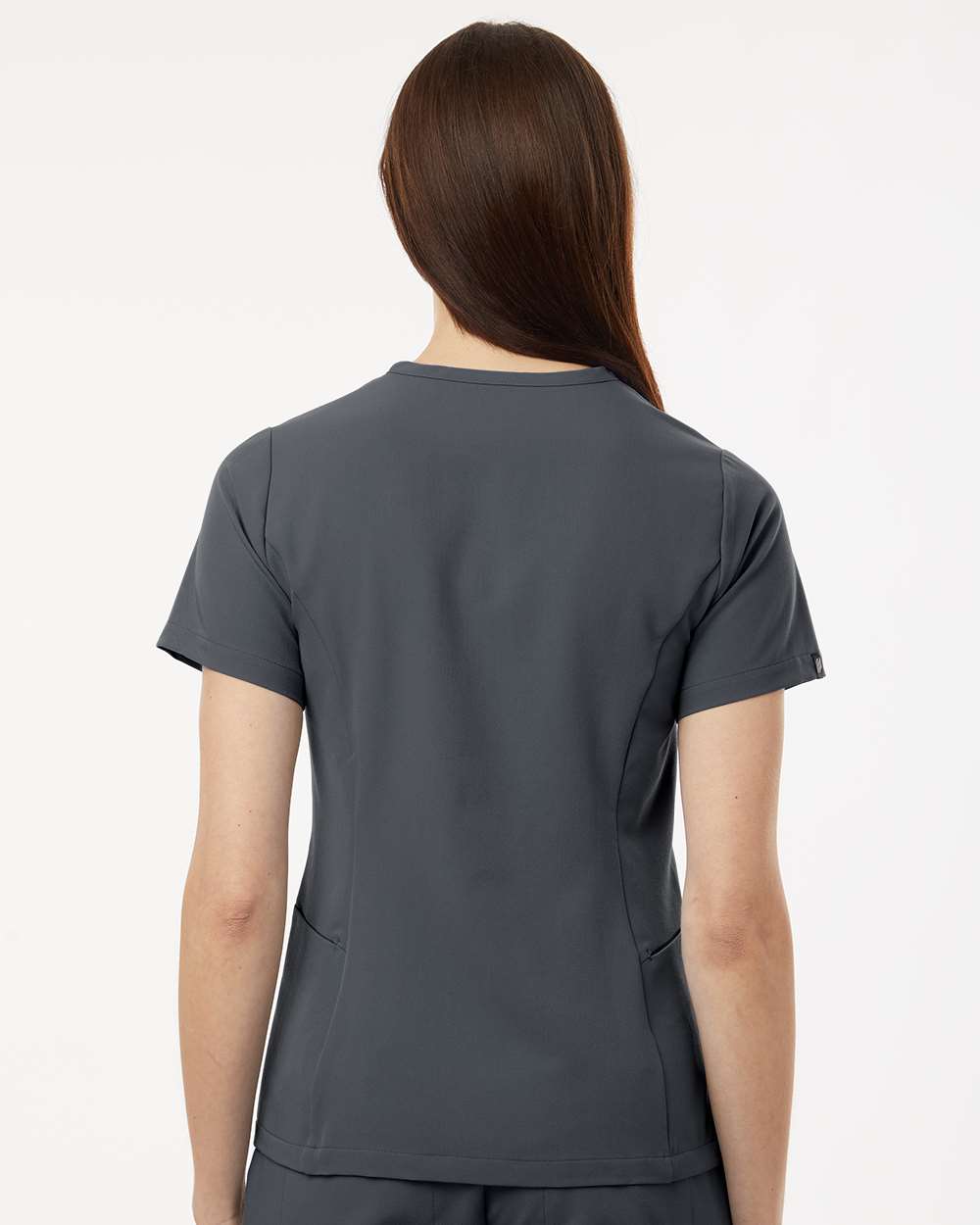 Jaanuu-W10003-Women's Calix Fit & Flare Scrub V-Neck Top - Image 19