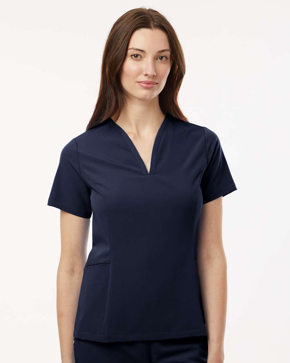 Jaanuu-W10003-Women's Calix Fit & Flare Scrub V-Neck Top - Image 29