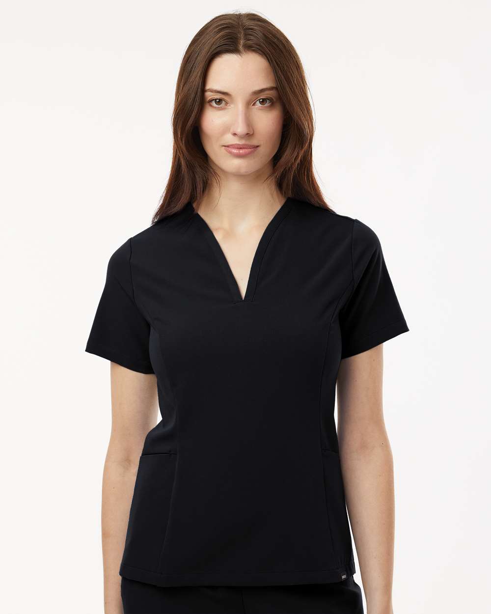 Jaanuu-W10003-Women's Calix Fit & Flare Scrub V-Neck Top - Image 4