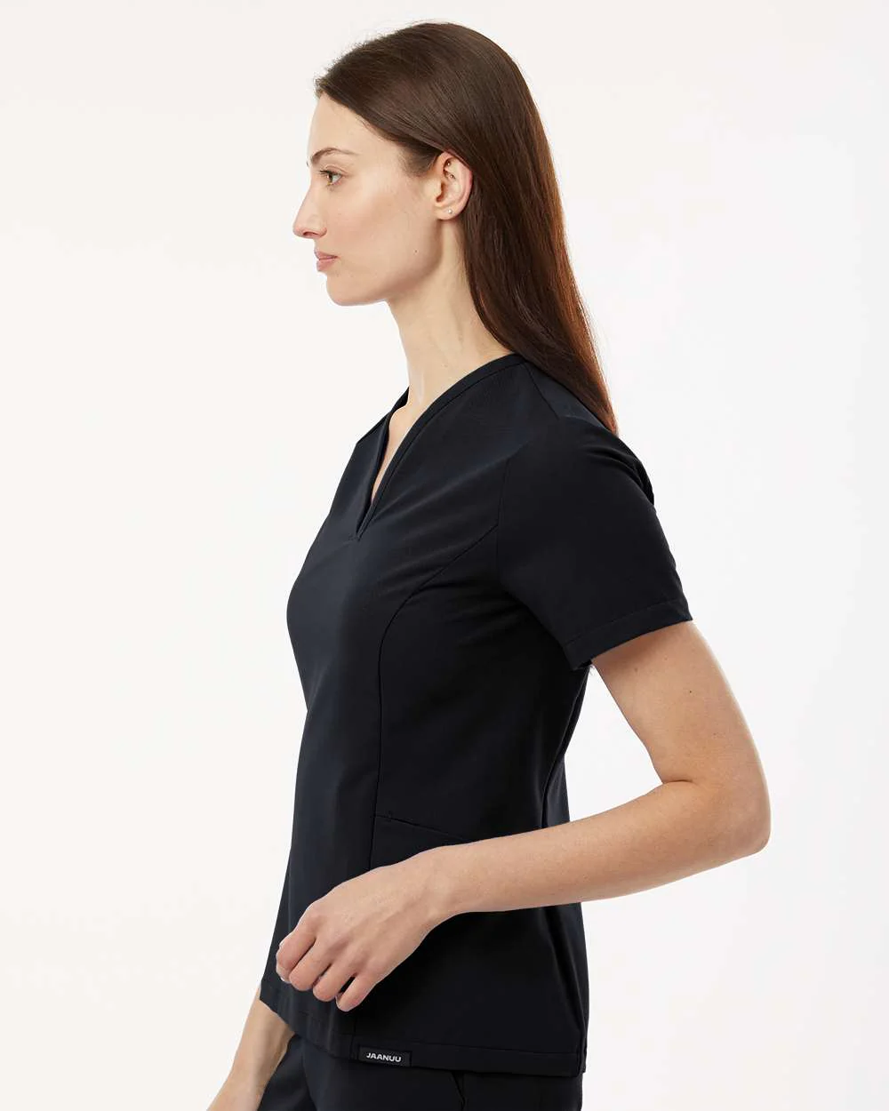 Jaanuu-W10003-Women's Calix Fit & Flare Scrub V-Neck Top - Image 5