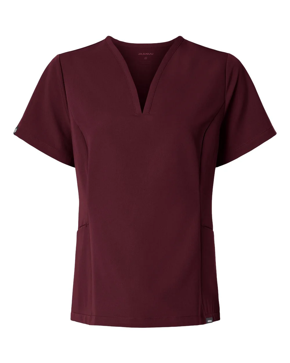 Jaanuu-W10003-Women's Calix Fit & Flare Scrub V-Neck Top - Image 8