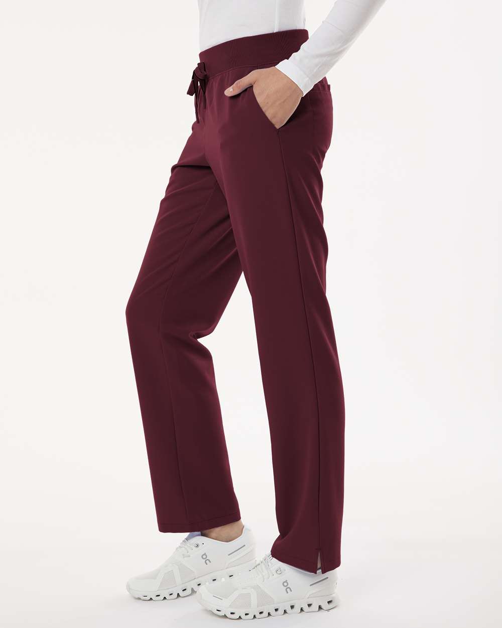 Jaanuu-W20001P-Women's Xenos Essential Knit-Waist Scrub Pants - Petite Sizes - Image 12