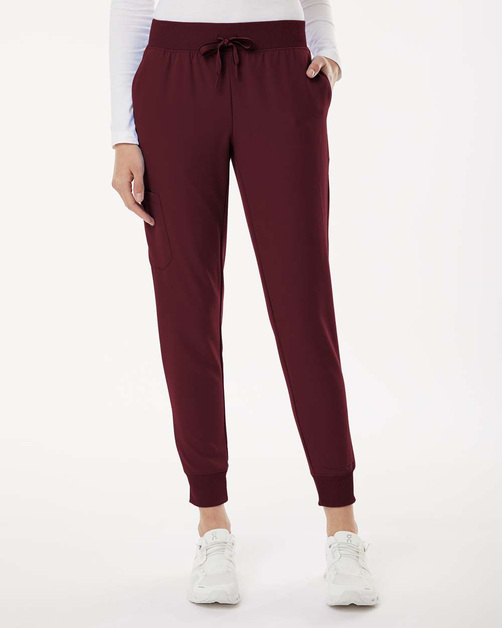 Jaanuu-W20003-Women's Silex Knit-Waist Scrub Joggers - Image 11
