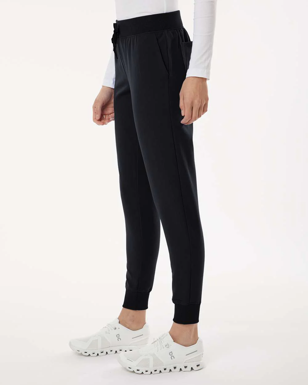 Jaanuu-W20003-Women's Silex Knit-Waist Scrub Joggers - Image 5