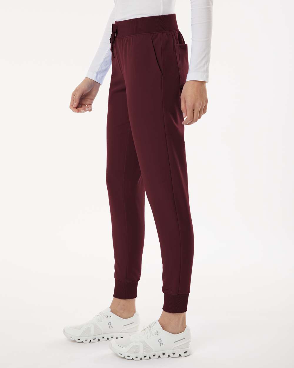 Jaanuu-W20003P-Women's Silex Knit-Waist Scrub Joggers - Petite Sizes - Image 12