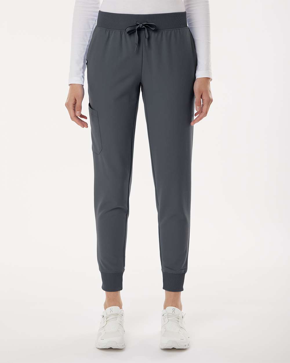 Jaanuu-W20003P-Women's Silex Knit-Waist Scrub Joggers - Petite Sizes - Image 17
