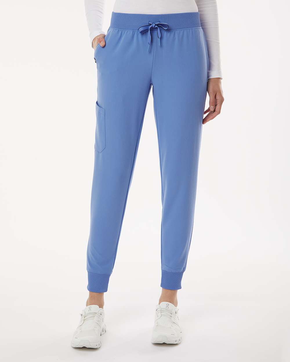 Jaanuu-W20003P-Women's Silex Knit-Waist Scrub Joggers - Petite Sizes - Image 23