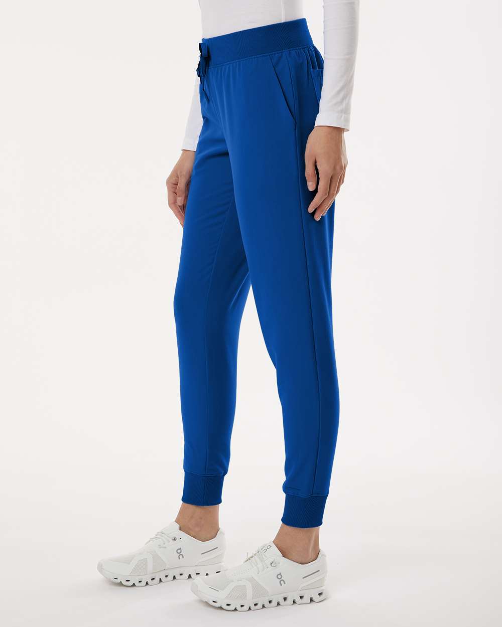 Jaanuu-W20003P-Women's Silex Knit-Waist Scrub Joggers - Petite Sizes - Image 36