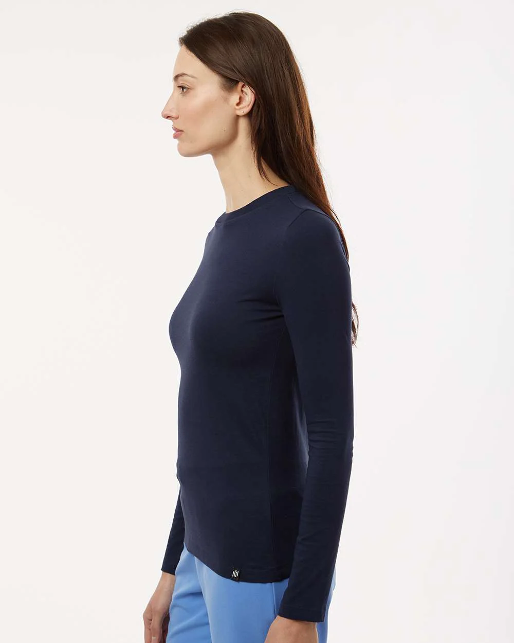 Jaanuu-W30002U-Women's RegenX Cotton Underscrub Long Sleeve T-Shirt - Image 12