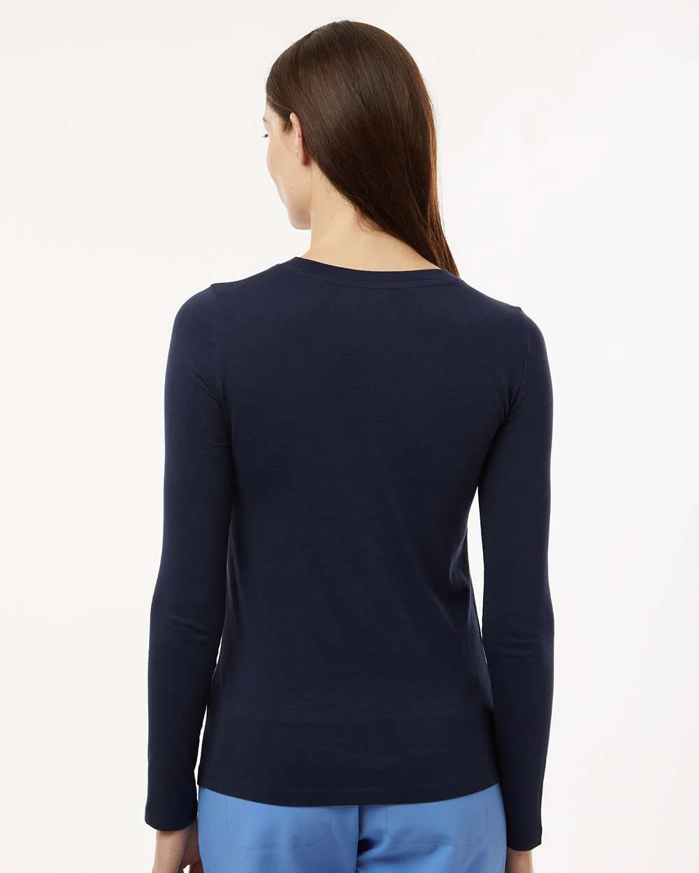 Jaanuu-W30002U-Women's RegenX Cotton Underscrub Long Sleeve T-Shirt - Image 13