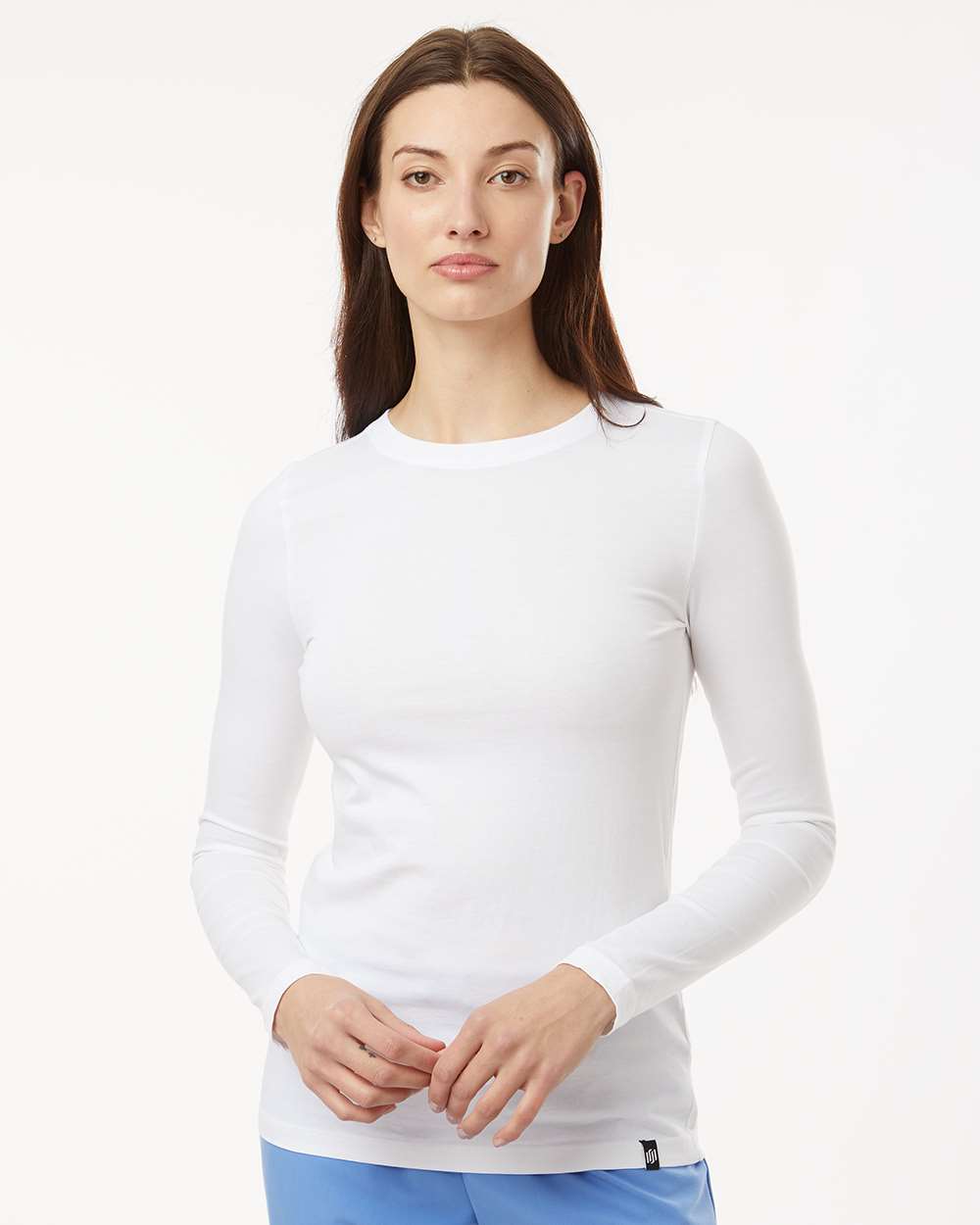 Jaanuu-W30002U-Women's RegenX Cotton Underscrub Long Sleeve T-Shirt - Image 17