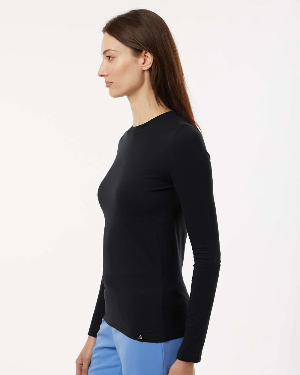 Jaanuu-W30002U-Women's RegenX Cotton Underscrub Long Sleeve T-Shirt - Image 5